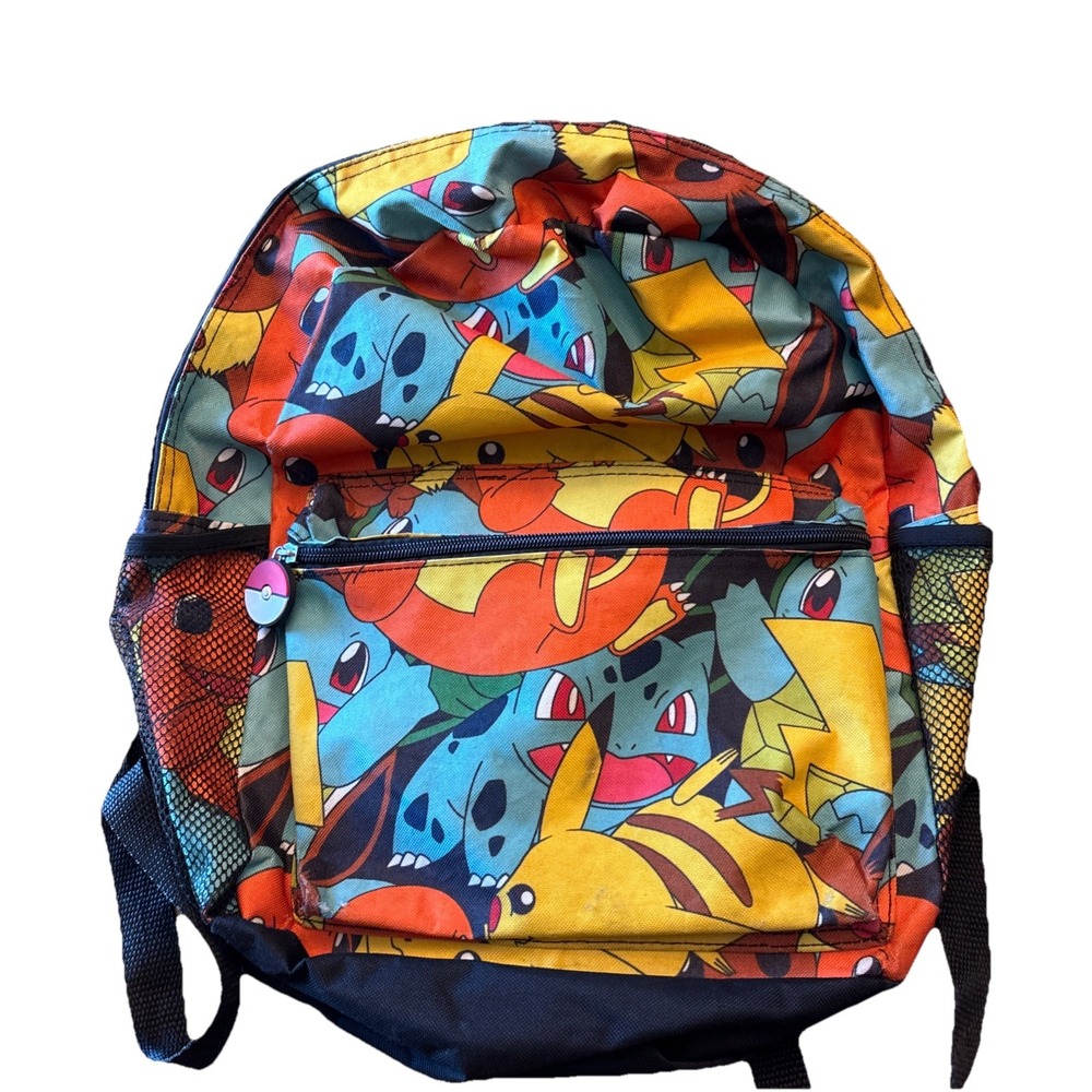 Pokémon‎ Gotta Catch Em All Kids Backpack Pikachu Charmander Bulbasaur Squirtle